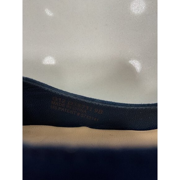 Cole Haan Blue Suede Low Wedge Heel Pump Dress Casual Workwear Semi Formal S 9 - Picture 5 of 8